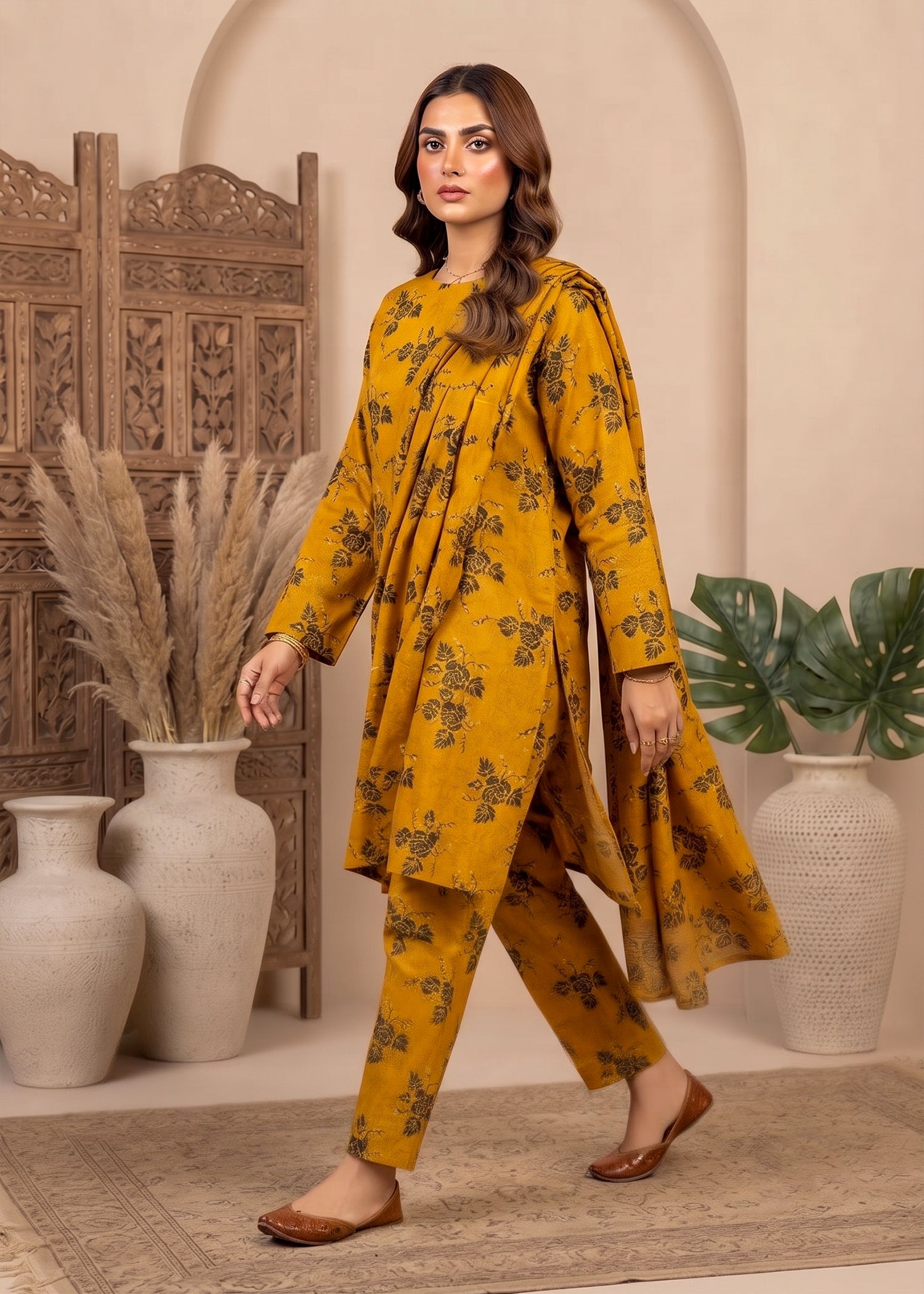 2 Piece Printed Lawn Suit - Unstitched