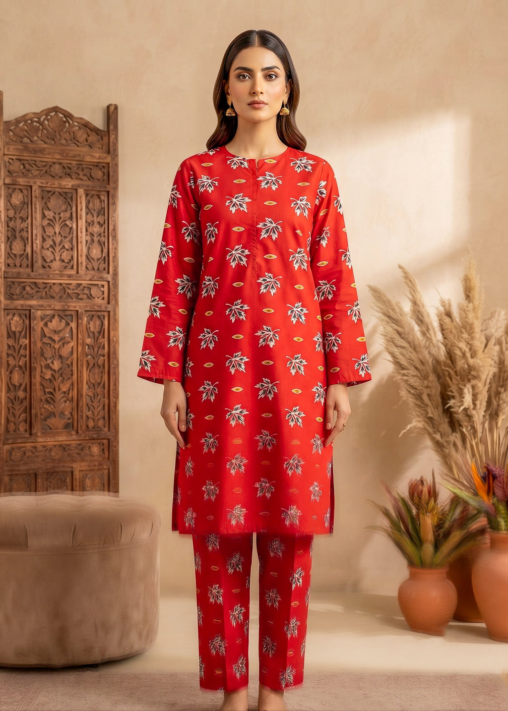 2 Piece Printed Lawn Suit - Unstitched