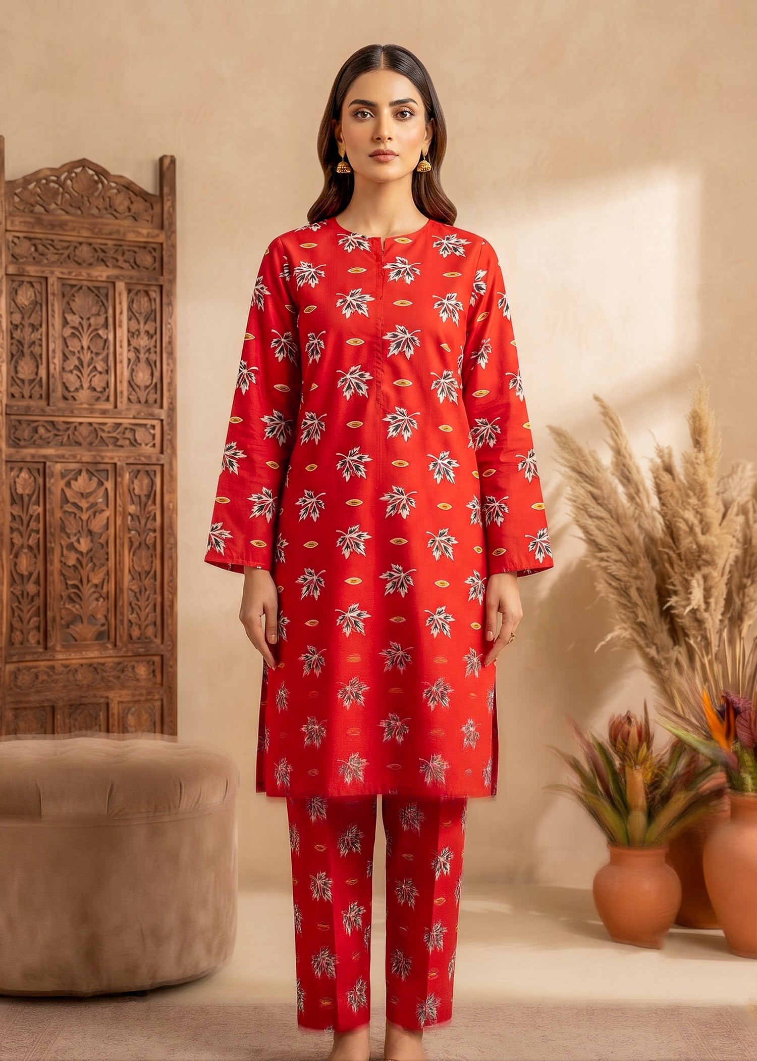 2 Piece Printed Lawn Suit - Unstitched