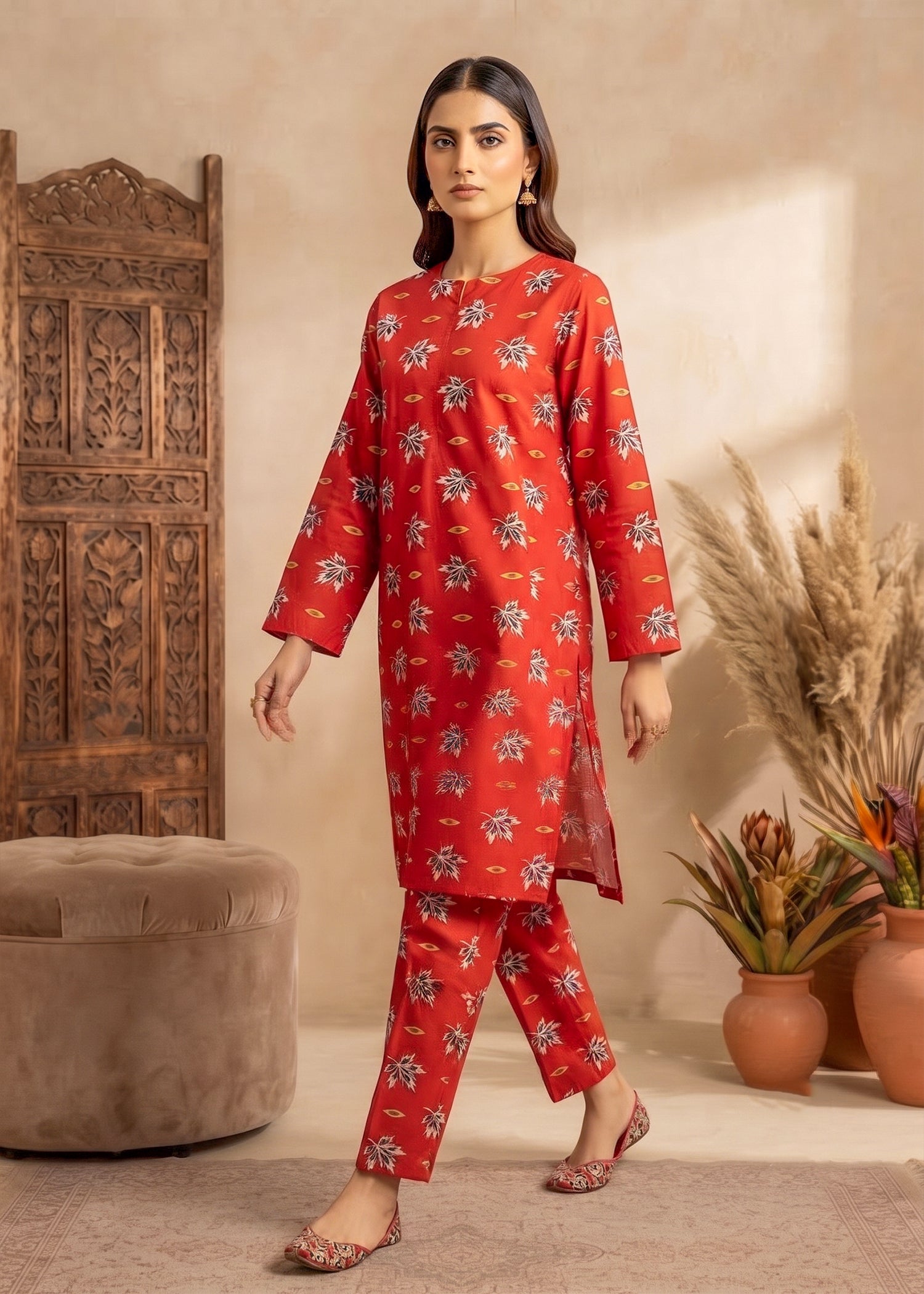 2 Piece Printed Lawn Suit - Unstitched