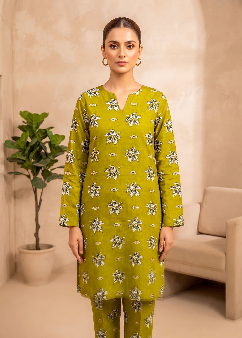 2 Piece Printed Lawn Suit - Unstitched
