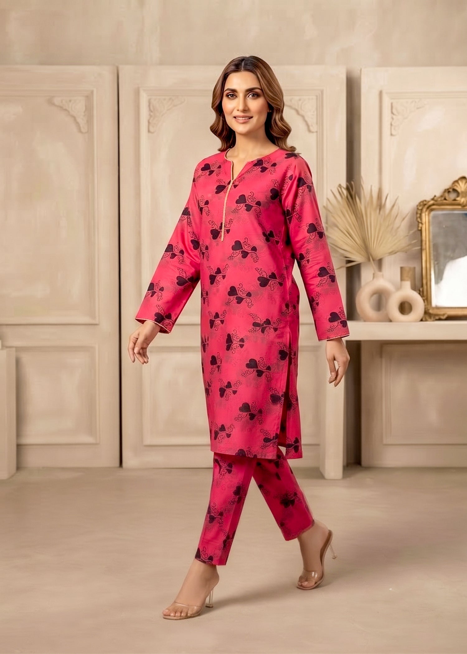 2 Piece Printed Lawn Suit - Unstitched