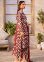 3 Piece Printed Lawn Suit - Unstitched