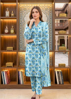 3 Piece Printed Lawn Suit - Unstitched