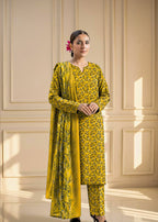 3 Piece Printed Lawn Suit - Unstitched