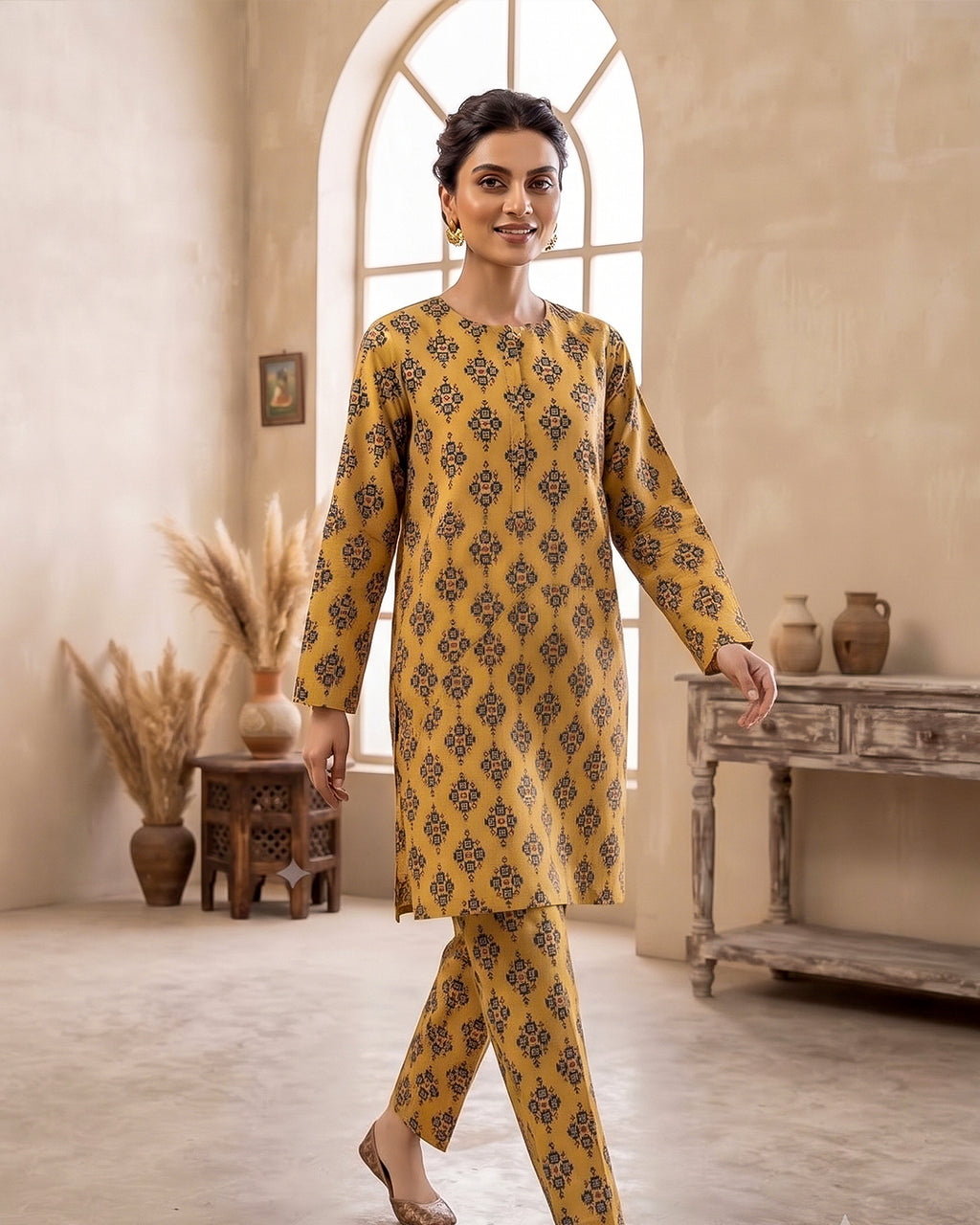 2 Piece Printed Lawn Suit - Unstitched